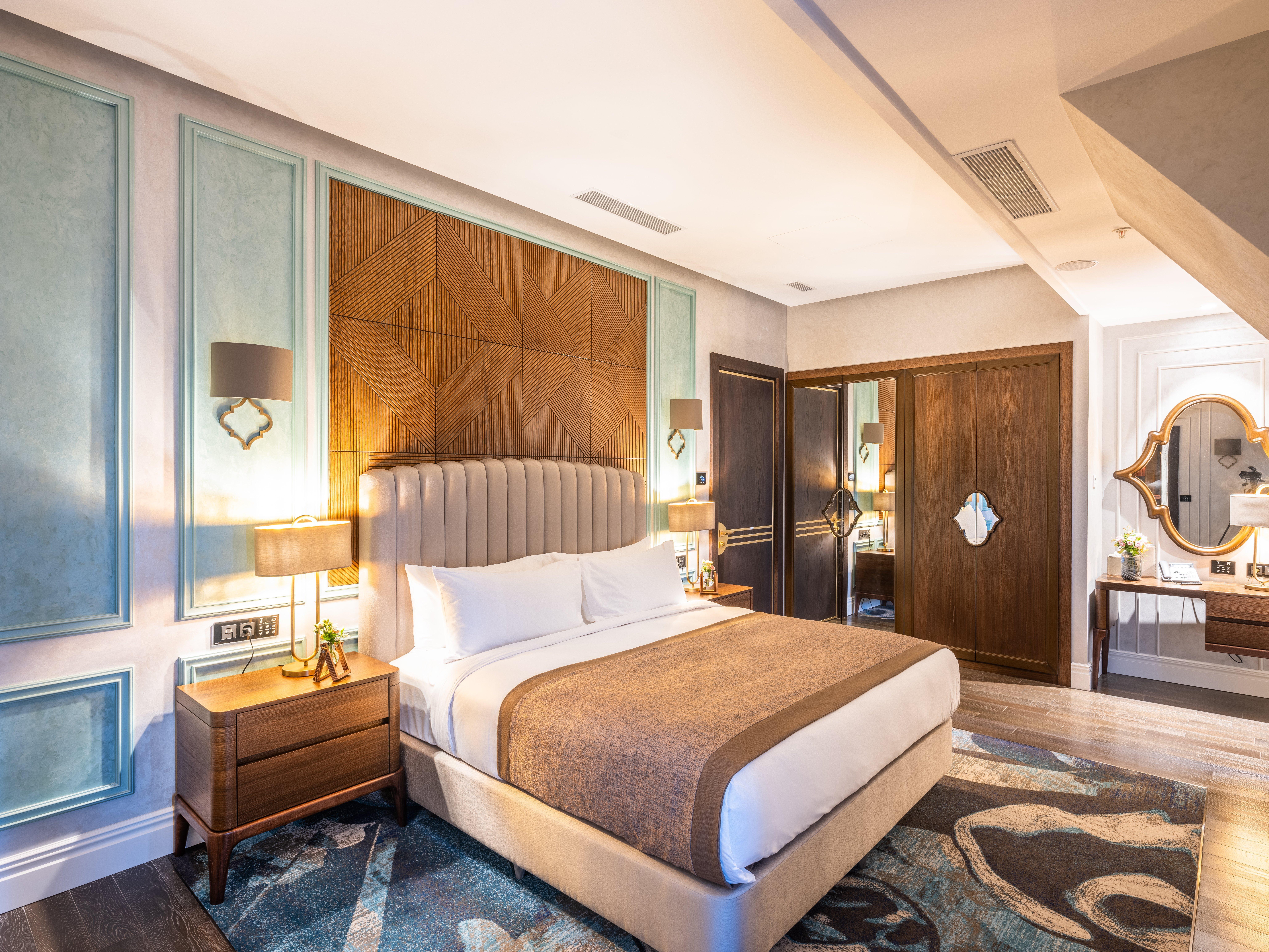 巴库洲际酒店 外观 照片 A bedroom at the hotel